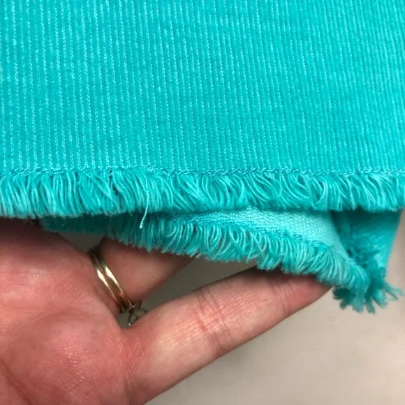 Carve Design Oahu Corduroy Cut Off Shorts Size 14 Color Blue - Picture 2 of 9